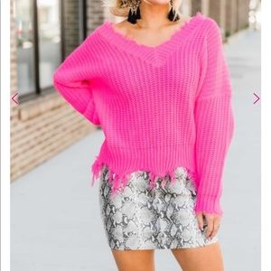 Pink Lily sweater